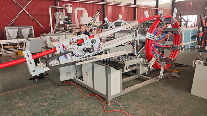 Automatyczna nawijarka do rur HDPE Yongte 63 mm przeszła wszystkie testy wydajności