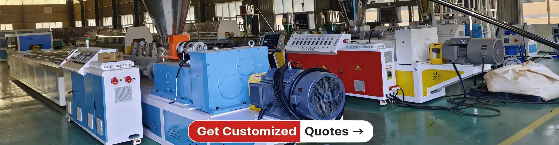 Maszyna do wytłaczania drewna z tworzywa sztucznego WPC