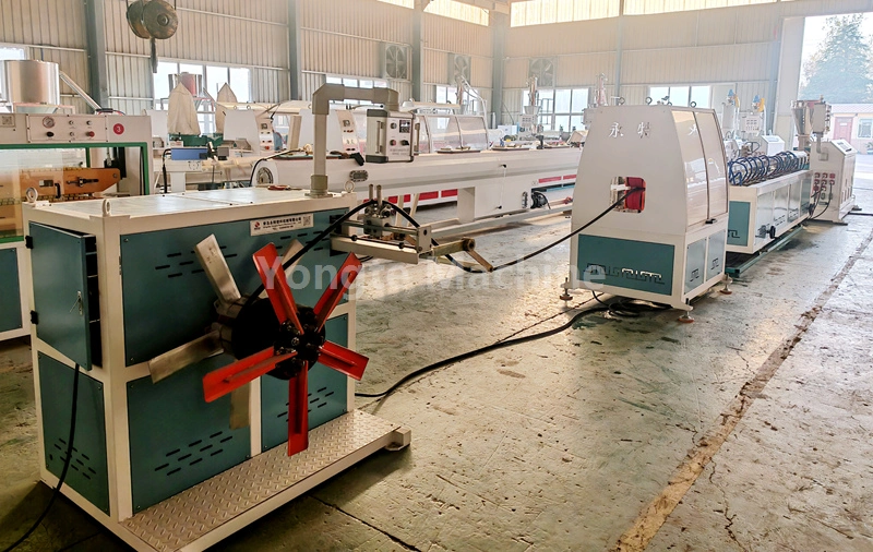 auto winder of rubber Permeable pipe machine