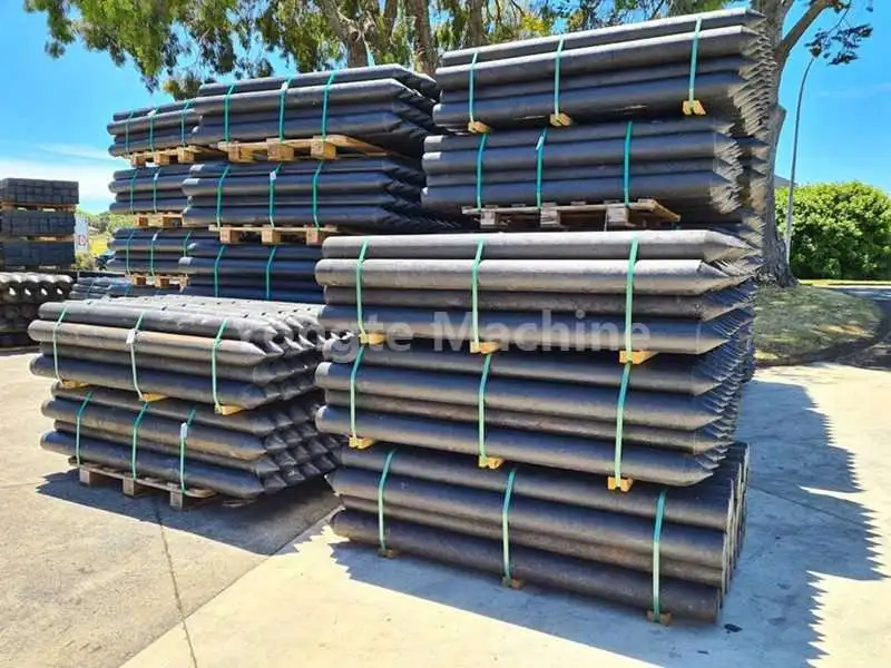 plastic fence pole making machine