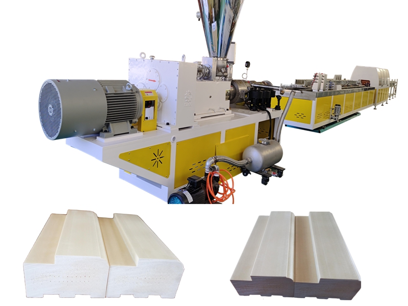 PCVC WPC Foamed Solid Door Rame Maszyna produkcyjna