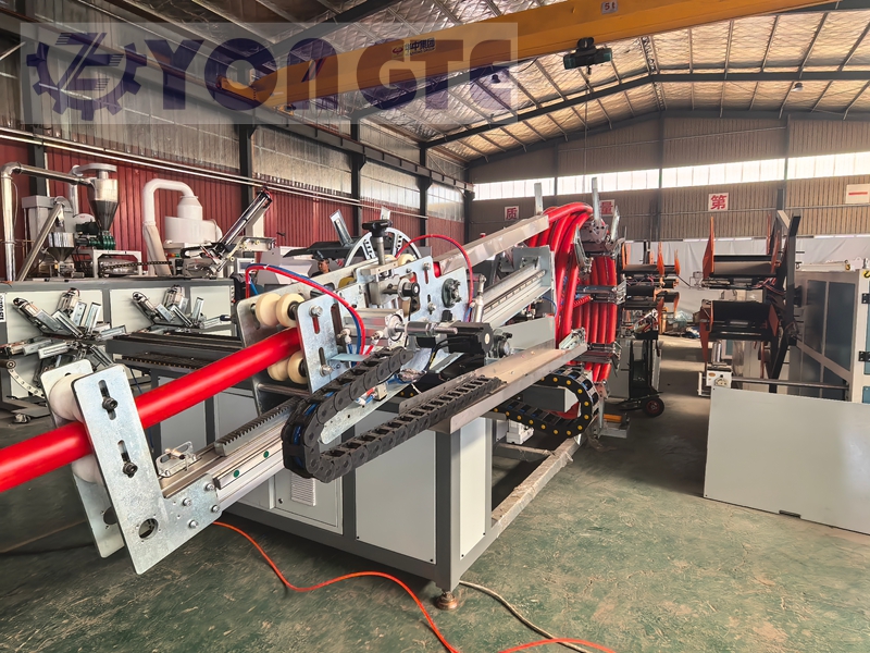 Opracowana przez Yongte Plastics Machinery maszyna do nawijania rozwiązuje dylemat nawijania rur PE o dużej średnicy